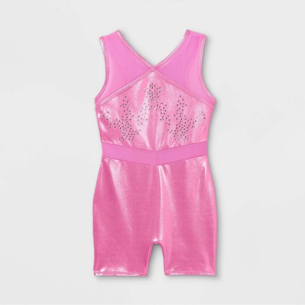 Girls shimmer Gymnastics biketard size XL
